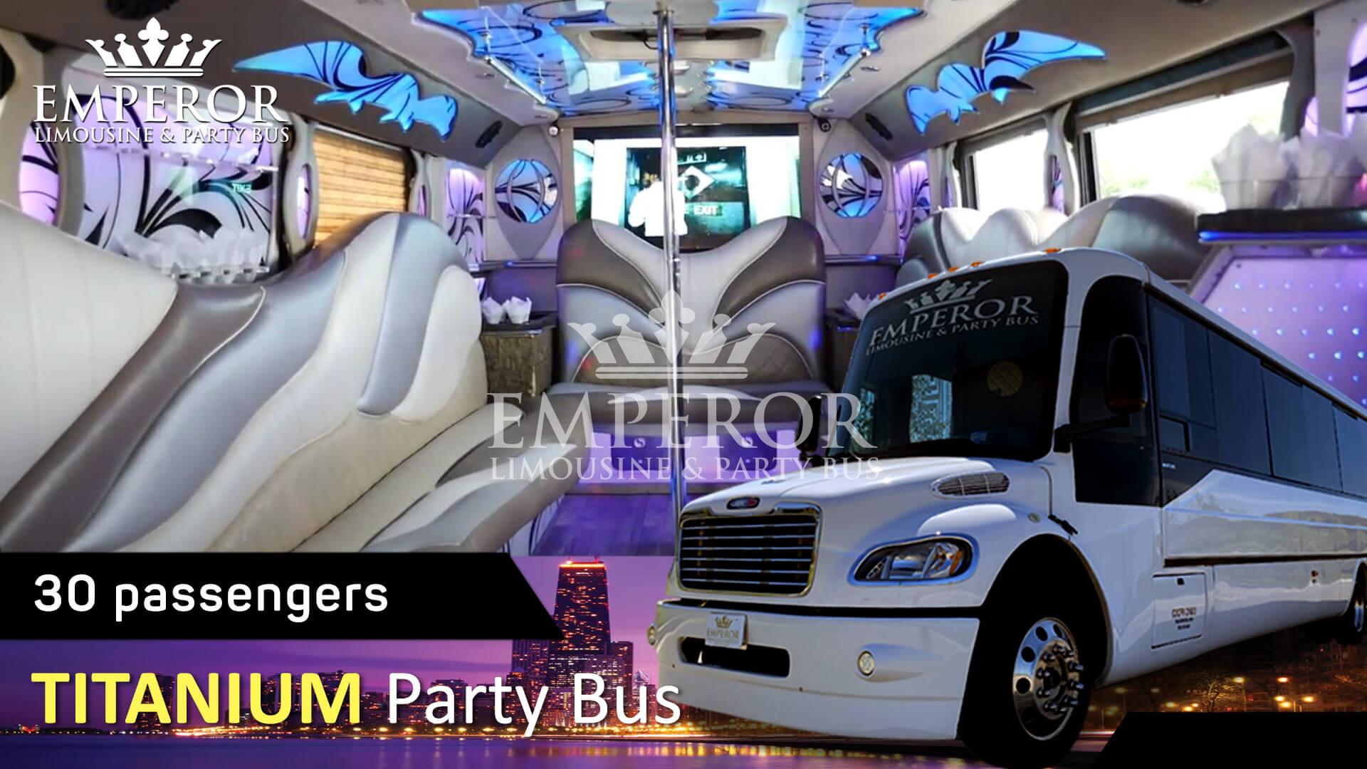 Best corporate party bus - Titanium edition