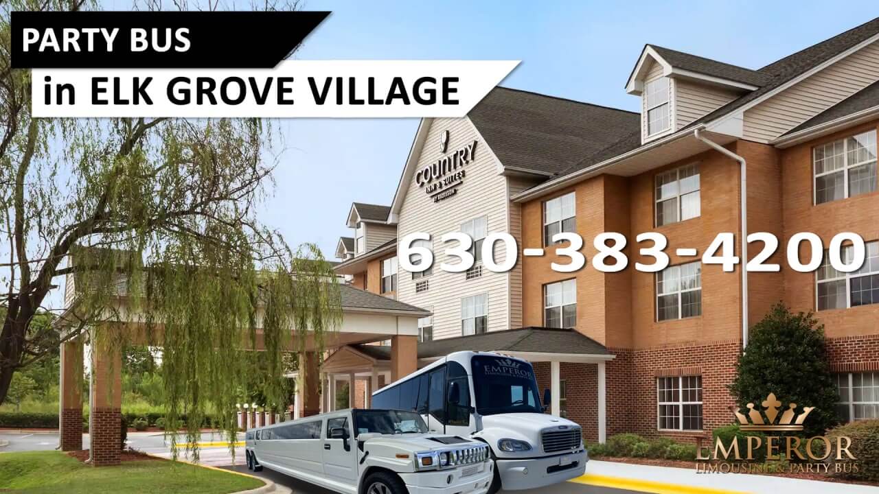 Party bus rental service in Elk Grove Village, IL