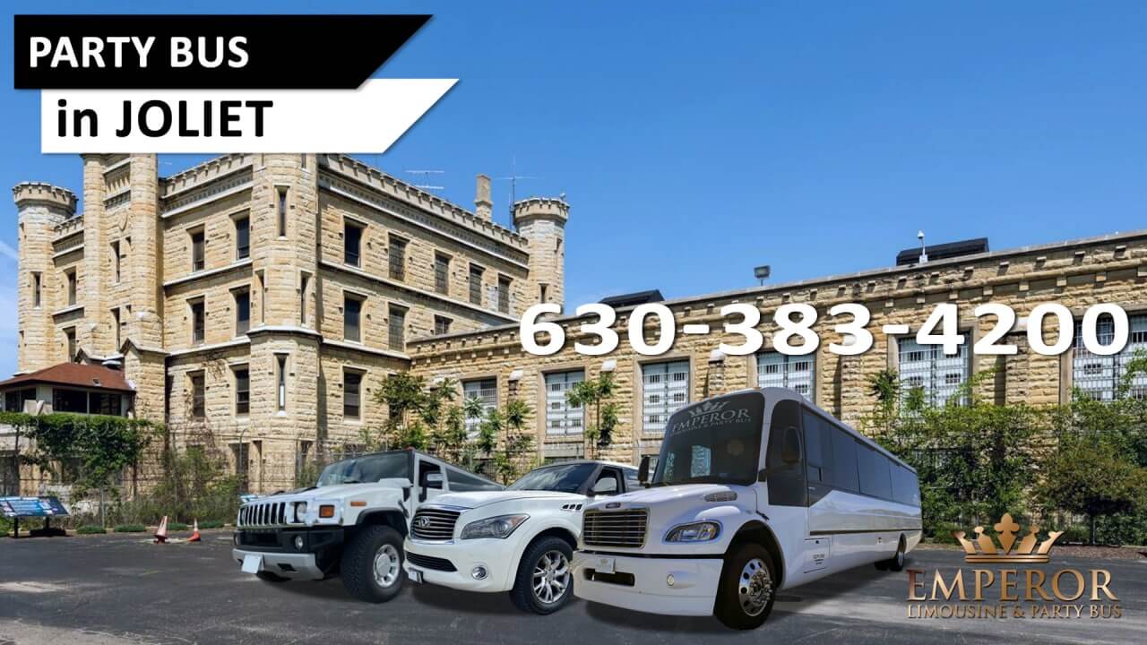 Party bus rental service in Joliet, IL